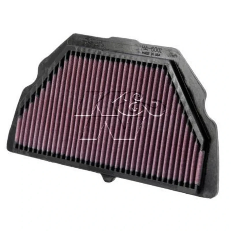 K&N Engine Air Filter: High Performance, Premium, Powersport Air Filter: Fits 2001-2006 HONDA (CBR600F, CBR600F4i) HA-6001, red
