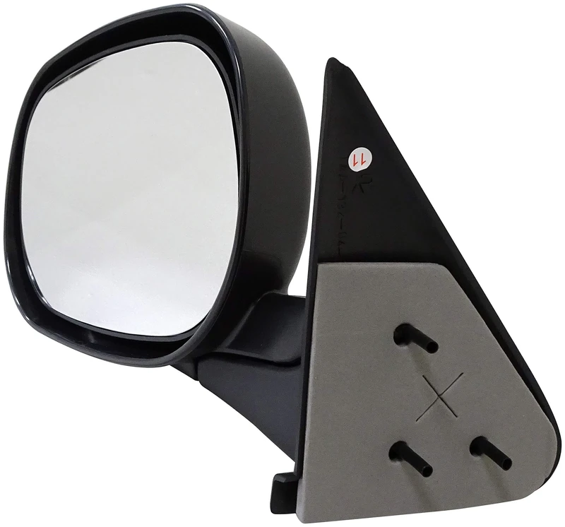 Dorman 955-255 Driver Side Manual Door Mirror - Folding for Select Dodge Models, Black