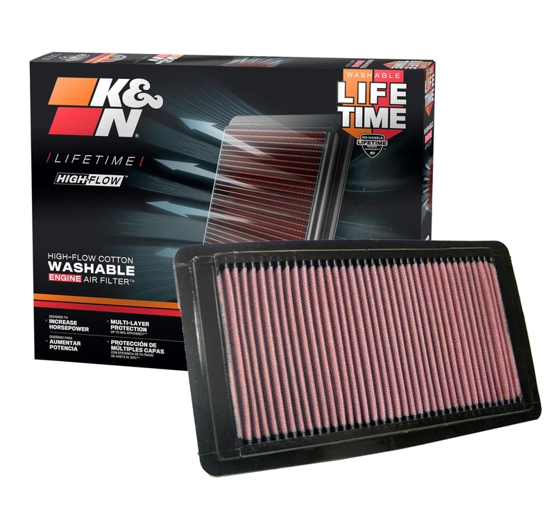 K&N Engine Air Filter: High Performance, Premium, Washable, Replacement Filter: Compatible with 2005-2015 Honda V6 (Pilot, Odyssey), 33-2309