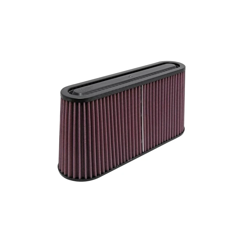 K&N Universal Air Filter - Carbon Fiber Top and Base: High Performance, Premium, Washable, Replacement Engine Filter: Filter Height: 5.75 In, Flange Length: 1 In, Shape: Oval Straight, RP-5105