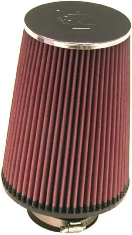 K&N Universal Clamp-On Air Filter: High Performance, Premium, Washable, Filter: Flange Diameter: 3 In, Filter Height: 8 In, Flange Length: 1.75 In, Shape: Round Tapered, RC-5106
