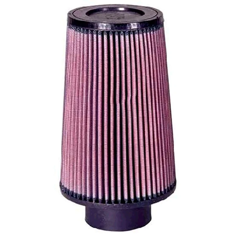 K&N Universal Clamp-On Air Filter: High Performance, Premium, Replacement Filter: Flange Diameter: 5.375 In, Filter Height: 5.125 In, Flange Length: 0.937 In, Shape: Round Straight, RU-5123