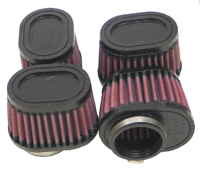 K&N Universal Clamp-On Air Filter: High Performance, Premium, Washable, Replacement Filter: Flange Diameter: 2 In, Filter Height: 2.75 In, Flange Length: 0.625 In, Shape: Oval Straight, RU-1824