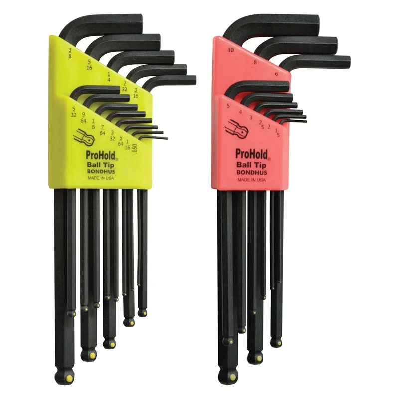 Bondhus, PBLX22 PROHOLD Double Pack BALLEND HEX Key Set PBLX9/PBLX13, 20499