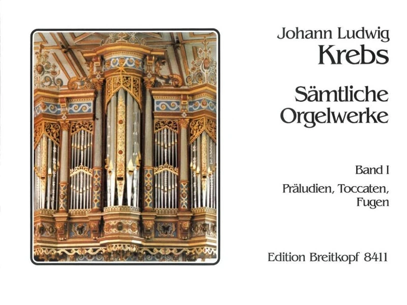 Complete Organ Works, Vol.1 - Preludes, Toccatas, Fugues - Breitkopf Urtext - organ - (EB 8411)