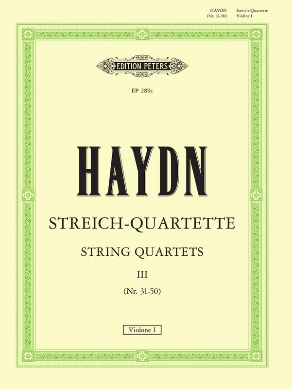 Haydn: String Quartets, complete Vol.3 (EP289C)
