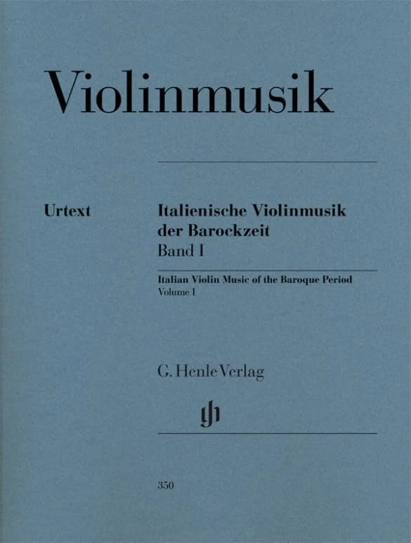 Italian Violin Music of the Baroque Era - Vol. 1 - violin and piano - (HN 350)