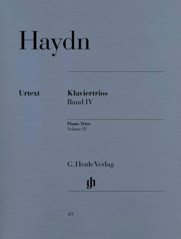 Haydn: Piano Trios Vol.4 - violin, cello and piano - Henle - (HN 411)