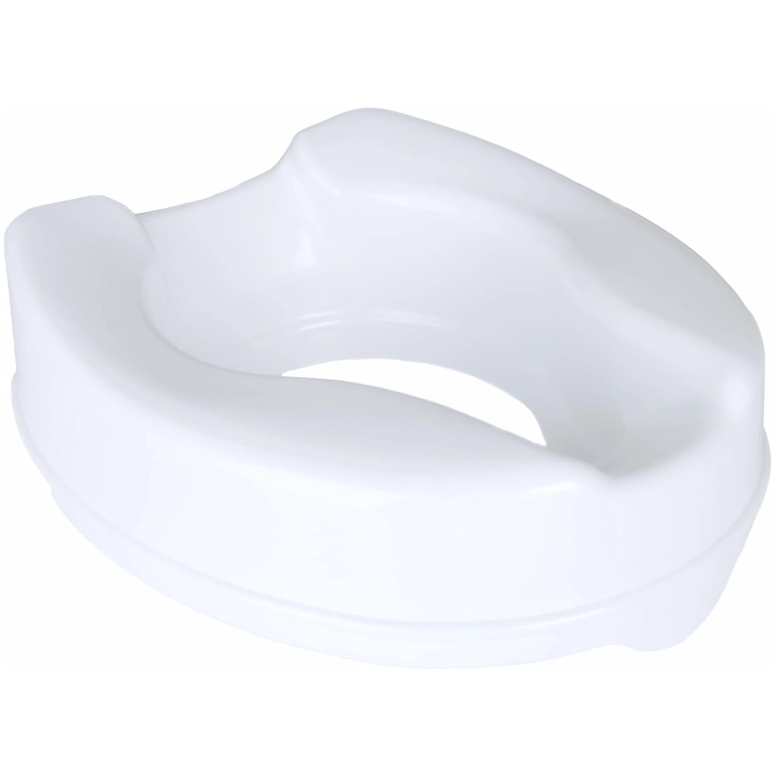 Homecraft Raised Toilet Seat 4 Inch (10 cm) – Toilet Riser for Elderly, Disabled and Post Surgery Recovery – Lightweight, Hygienic Bathroom Aid – Fits Standard Toilets – 190 kg Capacity, White
