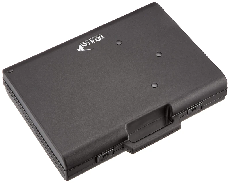 Deglon Black Case D2 with 2 Pastry Fix-Class Trays Empty, Multi Color, 44 x 31 x 9 cm