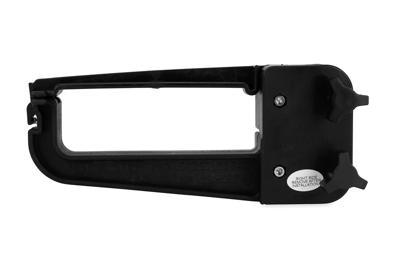 Camco Clamp-N-Carry Lockable Chair and Bike Rack | Designed to Hold a Bike or 4 or More Chairs on RV Ladder | (51430), Black