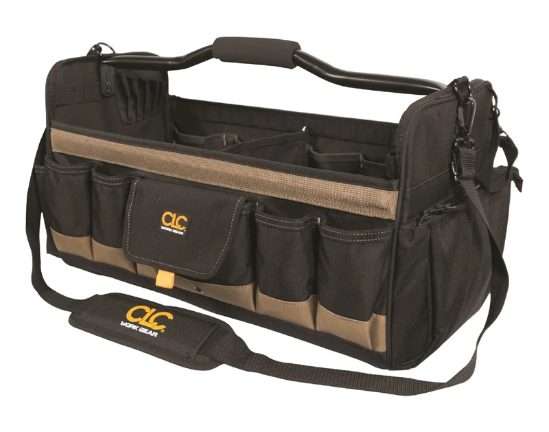 CLC WORK GEAR 1579 20 Inch, Open Top, Soft Sided Tool Box, 27 Pockets