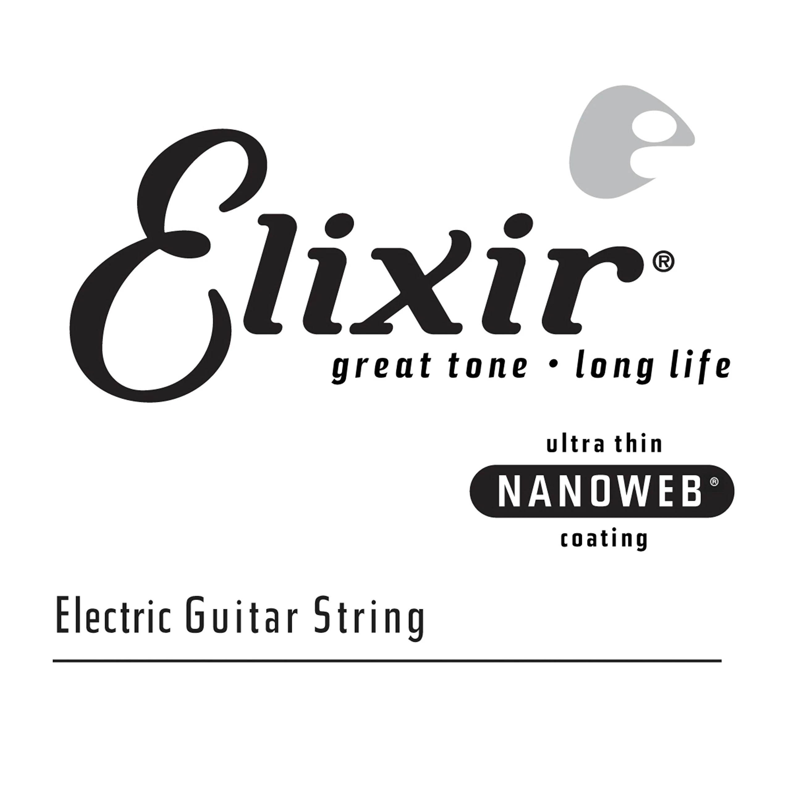 Elixir® Strings Electric Guitar Single String with NANOWEB® Coating (.032)
