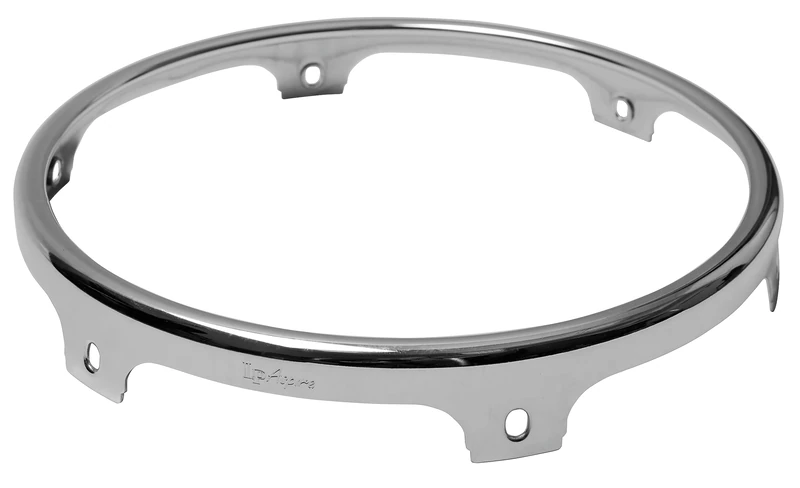 Latin Percussion Hoop Conga Aspire EZ Curve Chrome 12 Inch Tumba 6 Holes LPA428C
