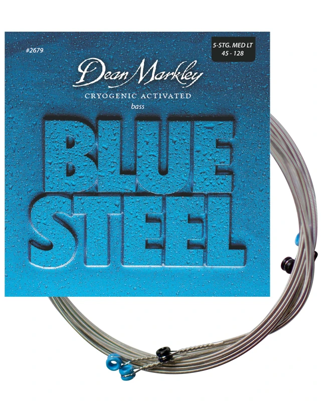 Dean Markley 2679 (.045 - .128) Blue Steel Bass ML-5 String