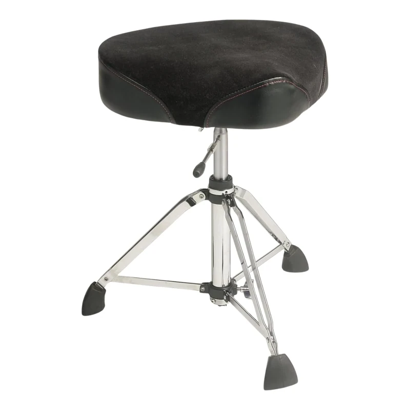 Gibraltar Drum Stool, Drum Stool 9000 Series Moto Hydraulic Pro Series, 9808HM (Diameter: 44cm, Vinyl Seat, Double Strut Base, Hydraulic Height Adjustment, 'Super Foot' Rubber Feet)