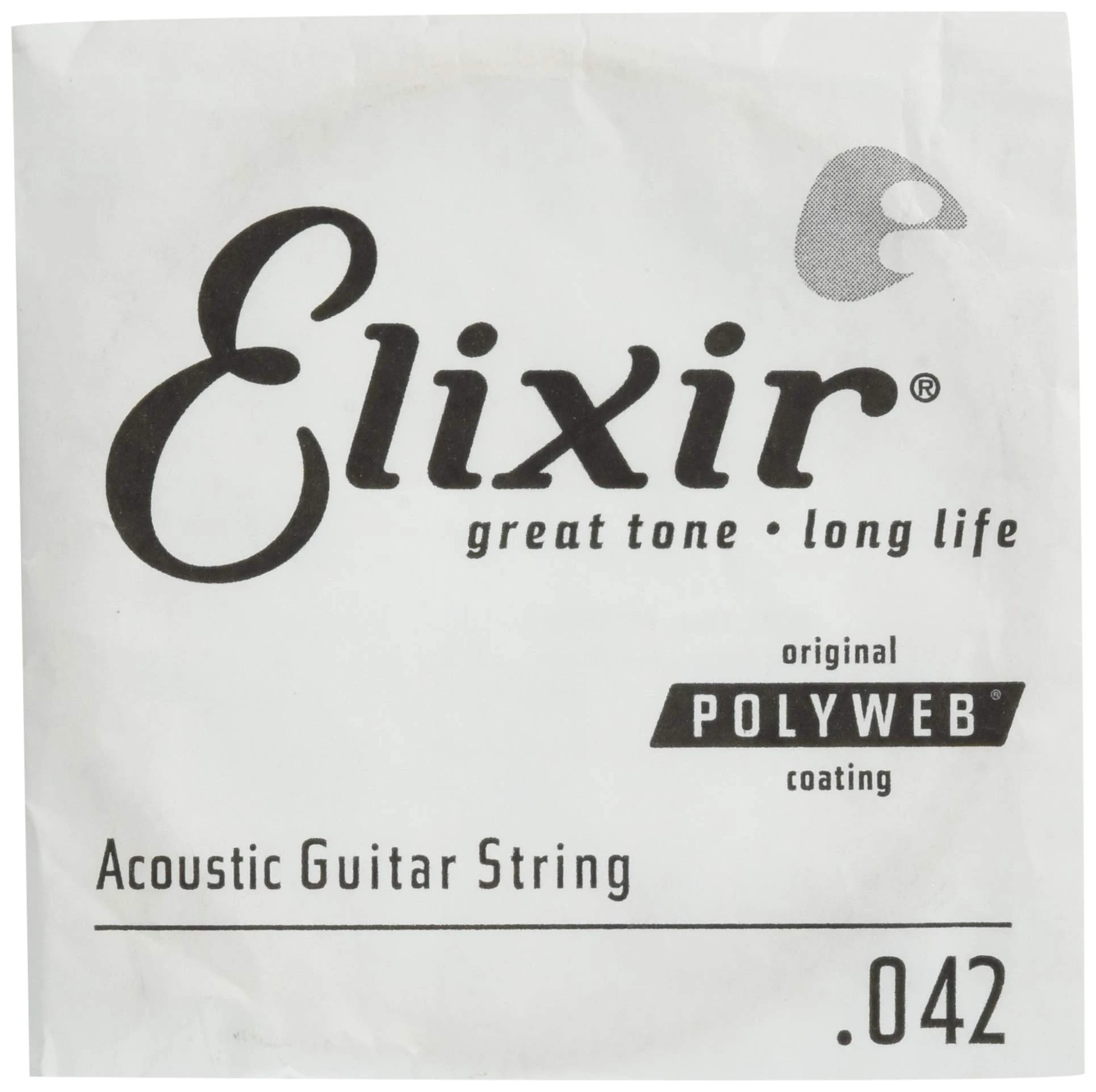 Elixir Strings Acoustic Guitar String POLYWEB Coating .042
