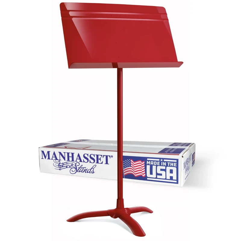 Manhasset MAN48-RD Symphony Colour Orchestral Music Stand - Red,4806R