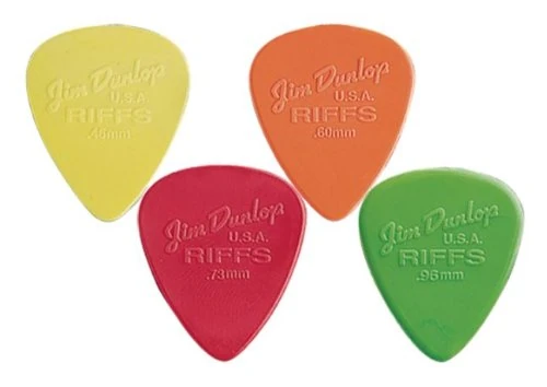 Jim Dunlop 4350 Riff Guitar Picks - 4 Gross