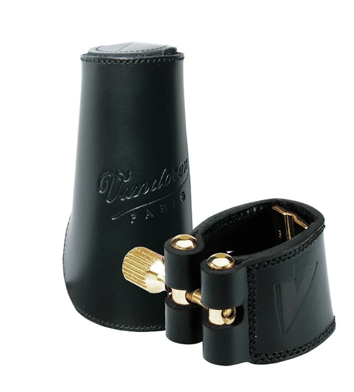 Vandoren LC972 Leather Ligature With Leather Cap, fits Alto Saxophone