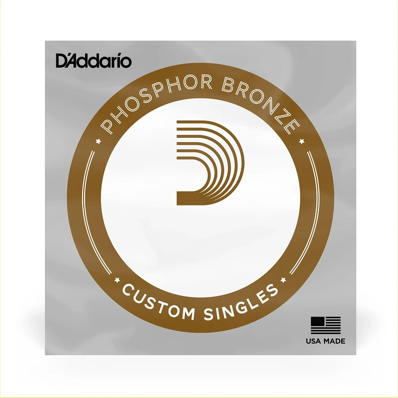 D'Addario PB024 Phosphor Bronze Acoustic Guitar String - 024