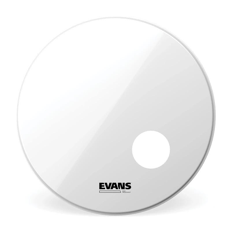 Evans Bass Drum Heads - BD22RSW - EQ3 - white, 22-inch
