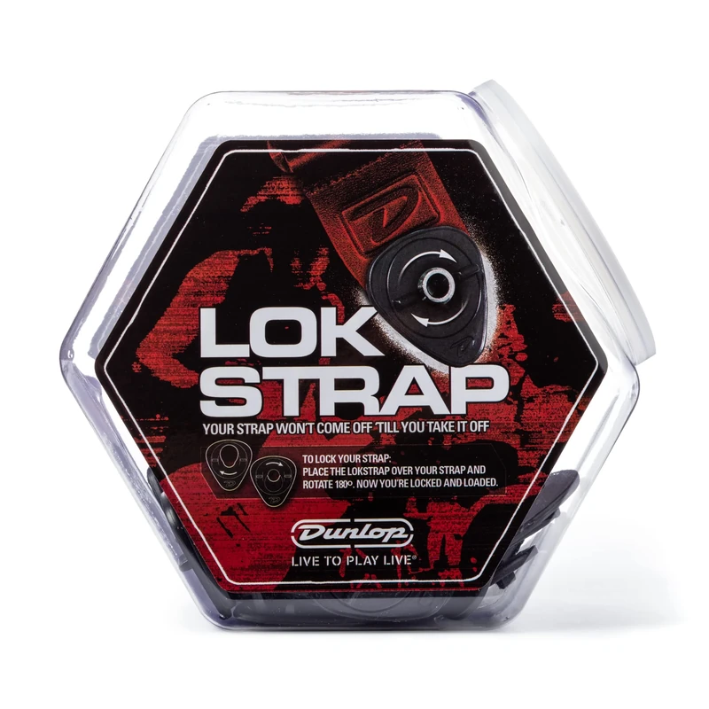 JIM DUNLOP Straplok Lok Strap Ergonomic Pitcher with 50