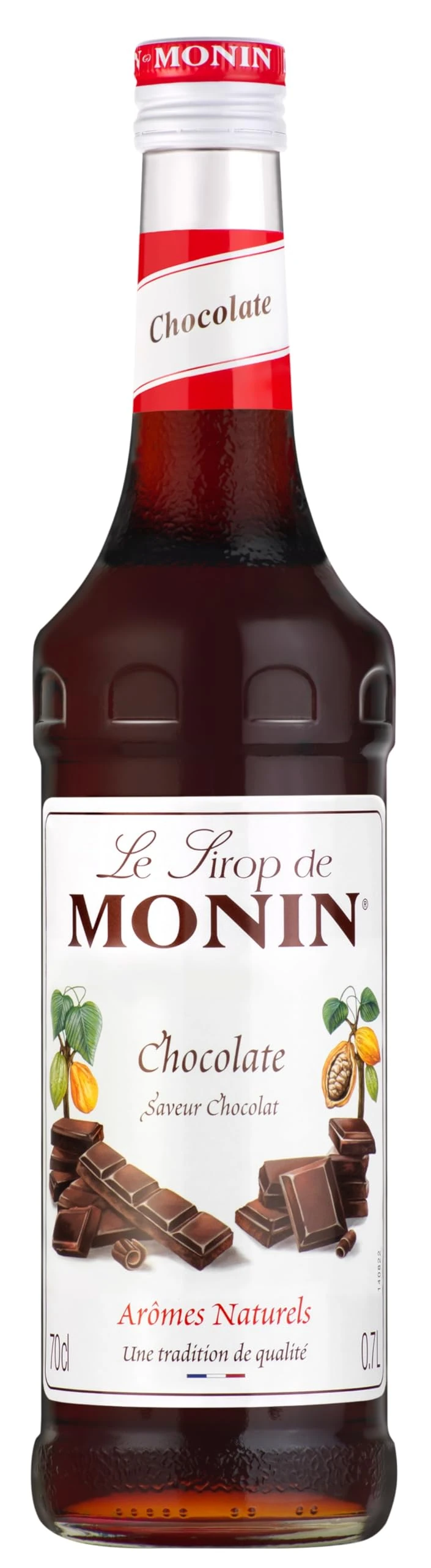 MONIN Premium Chocolate Syrup 700ml for Coffee and Cocktails. Vegan-Friendly, Allergen-Free, 100% Natural Flavours and Colourings