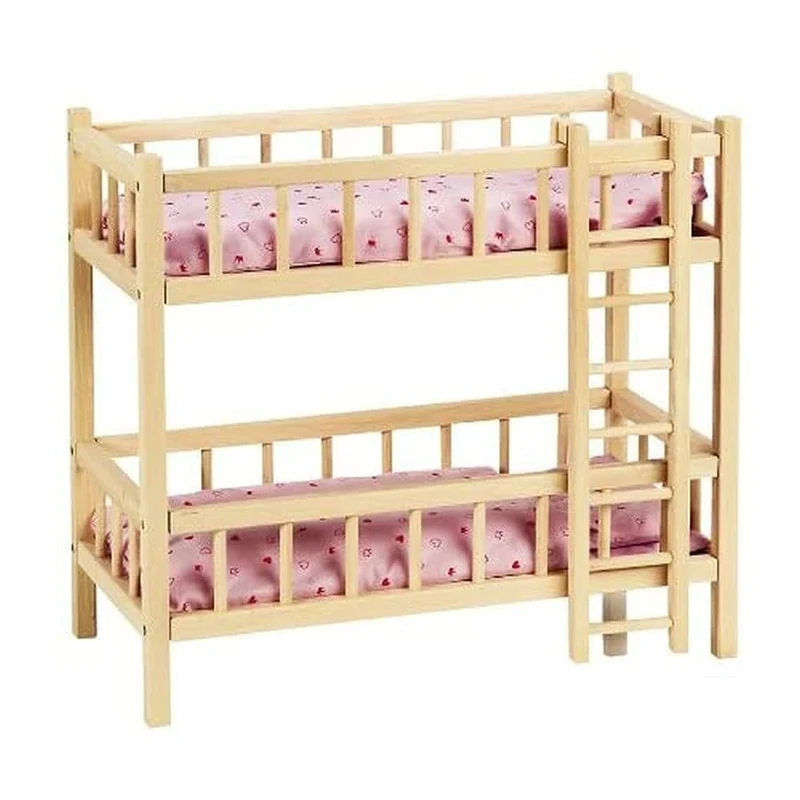 Goki RA206 Bunk Bed with Ladder, Black