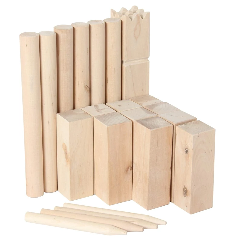 GoKi Wooden Kubb Vikings Chess