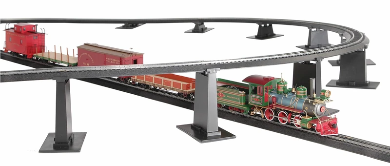 Bachmann 44595 Trains 18 PC Graduated PIER Set-for Use with HO or On30 Scale E-Z Track, White, M