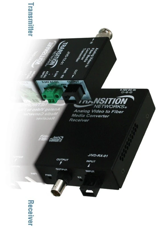Transition Networks J/VD-RX-01 Just Convert IT Analog CCTV Video Converter