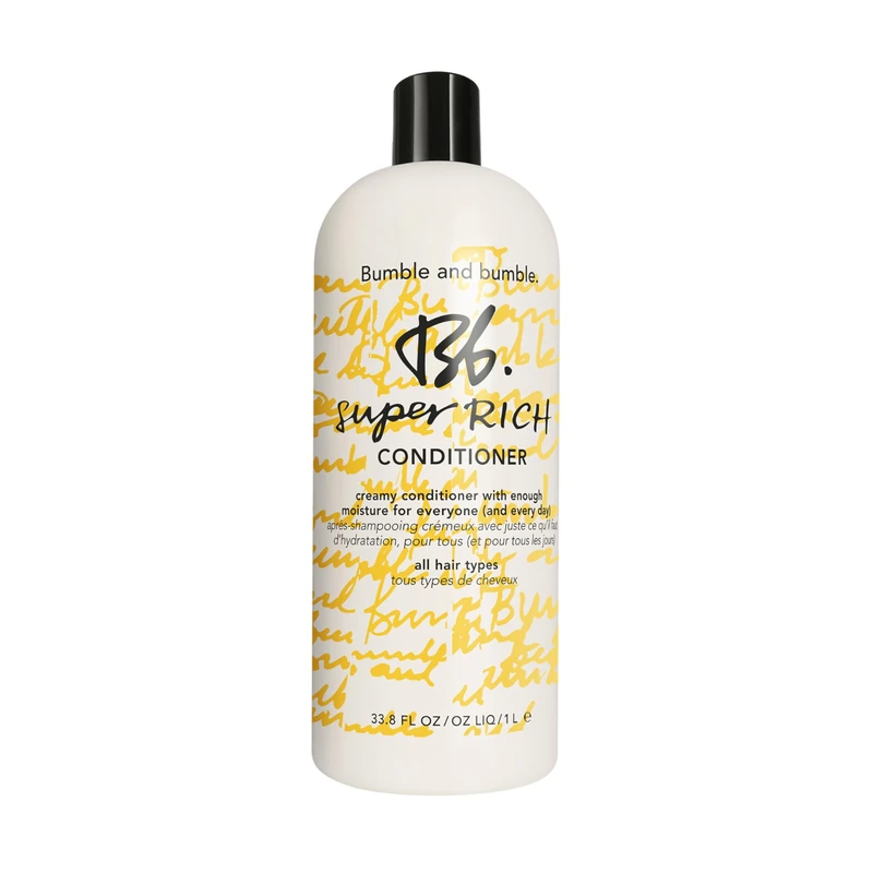 Bumble and bumble. Super Rich Hair Conditioner For Every Day | Hydrating + Adds Shine | Curly, Wavy, Straight | With Glycerin + Avocado Oil, 1000 ml