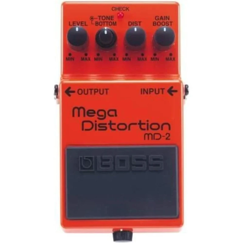BOSS Md-2 Mega Distortion; Extreme, Low-End Distortion for Modern Metal And Hard Rock