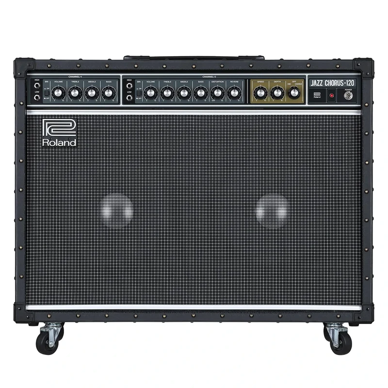 Roland JC-120 Jazz Chorus Guitar Amplifier | Historic JC Clean Tone | Signature Dimensional Space Chorus Effect | Powerful 120-Watt Stereo Amp | Dual 12” Speakers | Enhances Pedals, Multi-FX & More