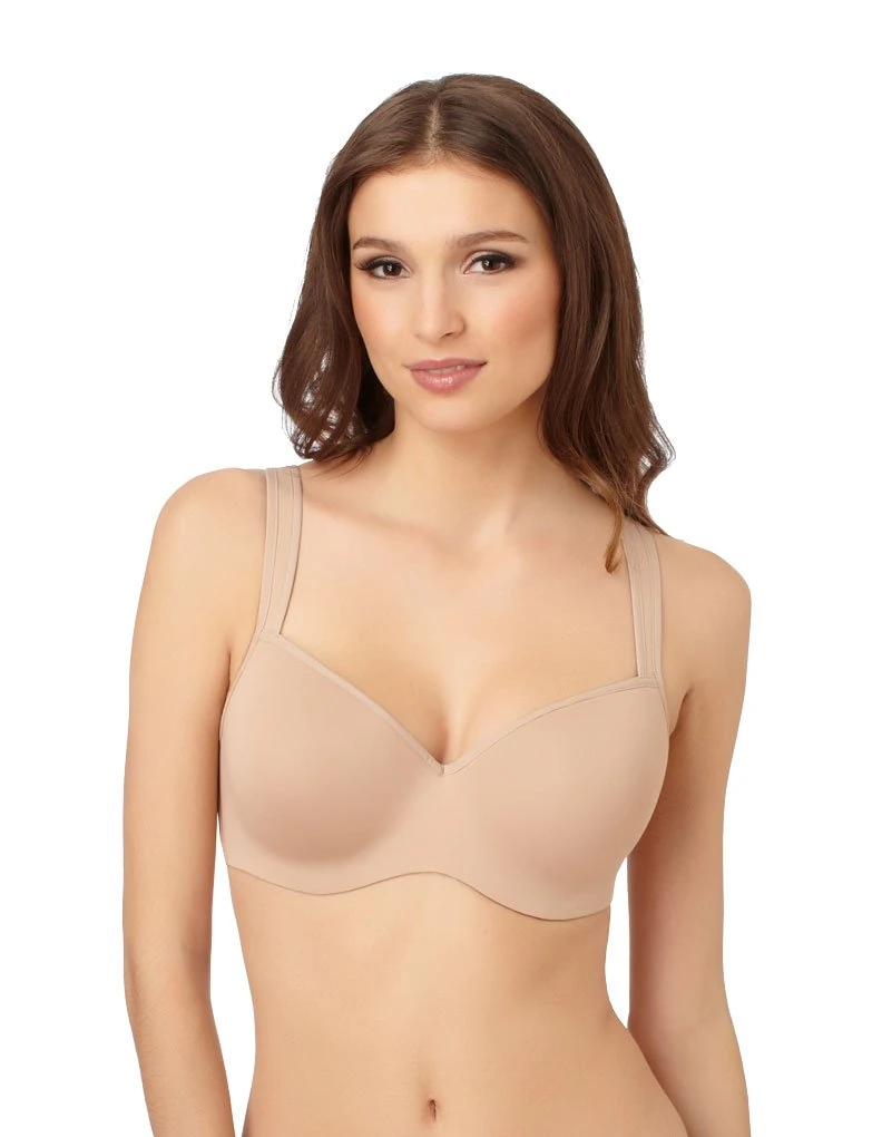 Le Mystere Women's Plus Size Dream Tisha Full Fit T-Shirt Bra, Natural