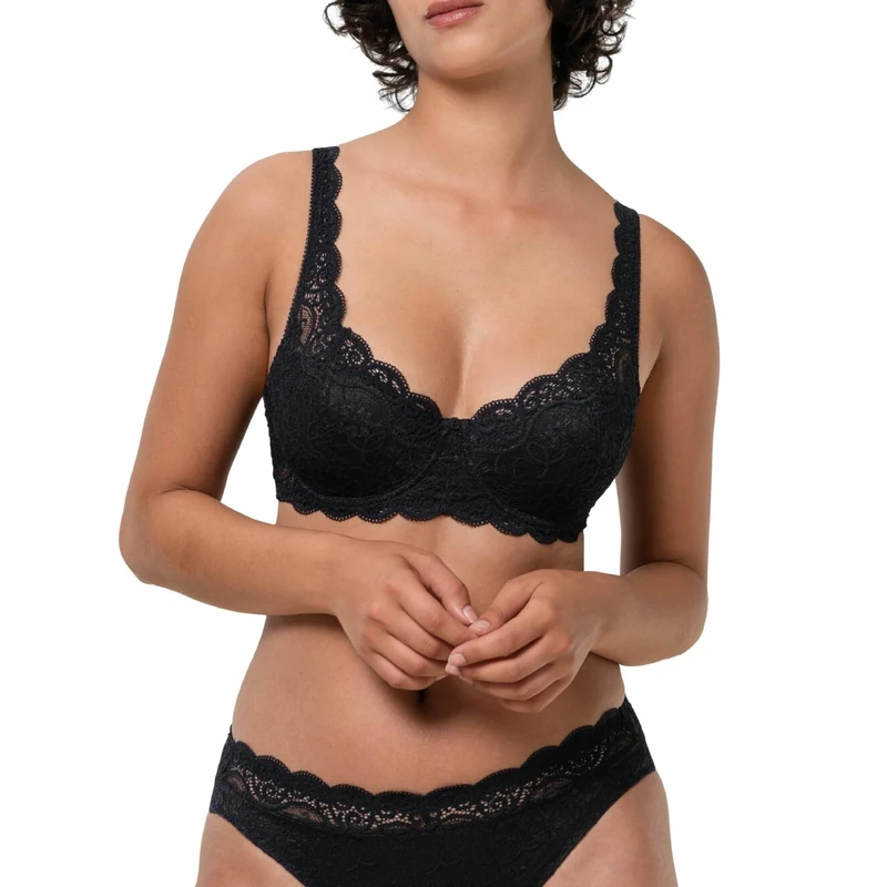 Triumph Womens Amourette 300 Whp X Wired Padded Bra, Black, 34DD UK