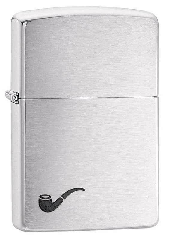 Zippo Pipe Lighter - Brushed Chrome 200PL