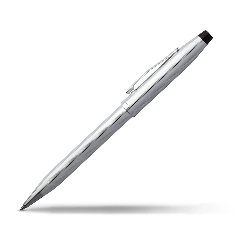 CROSS Century II Lustrous Chrome – Ballpoint Pen incl. Premium Gift Box – Refillable Medium Ballpen