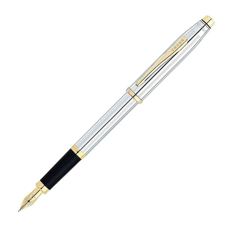 CROSS Century II Medalist Rollerball Pen with 23CT Gold-Plated Appointments incl. Luxury Gift Box – Refillable Rolling Ball Pen
