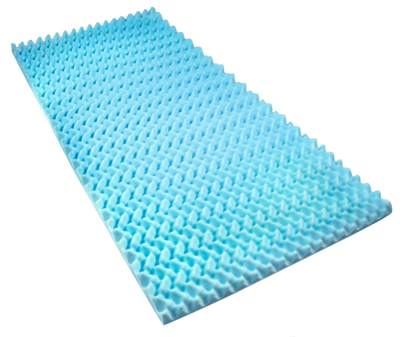 DMI Duro-Med 4-inch/ 10cm Thick Blue Convoluted Bed Pad