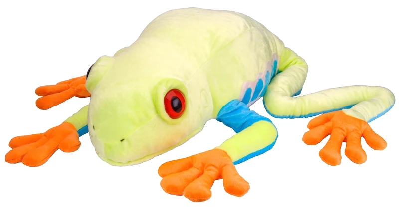 Wild Republic Jumbo Red Eyed Tree Frog Giant Plush Soft Toy, Gifts for Kids, 76 cm, 30"