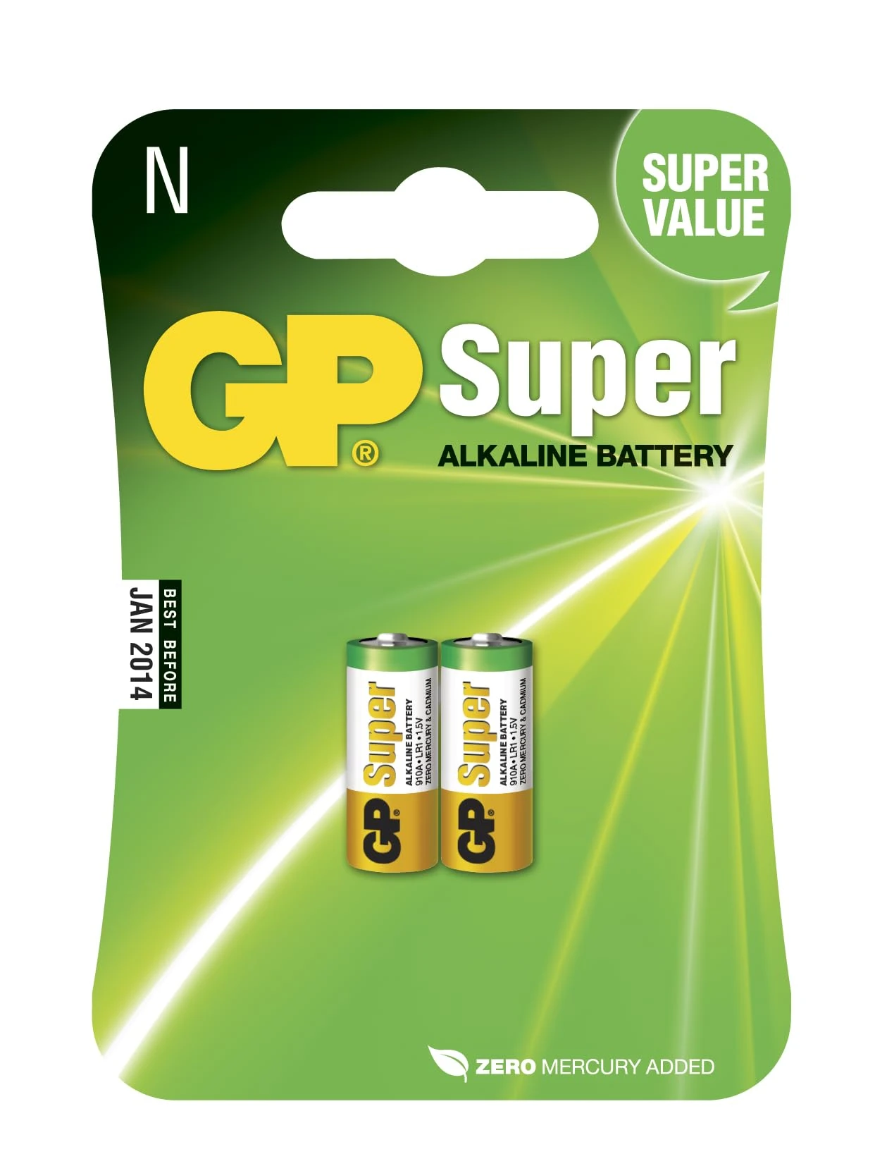 2 X GP 910A LR1 1.5V N Type Batteries