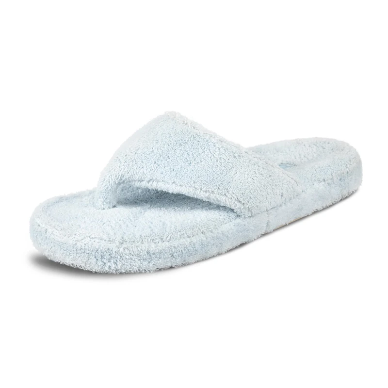 Acorn Women's Spa Thong Slipper, Powder Blue, Small / 5-6 B(M) US