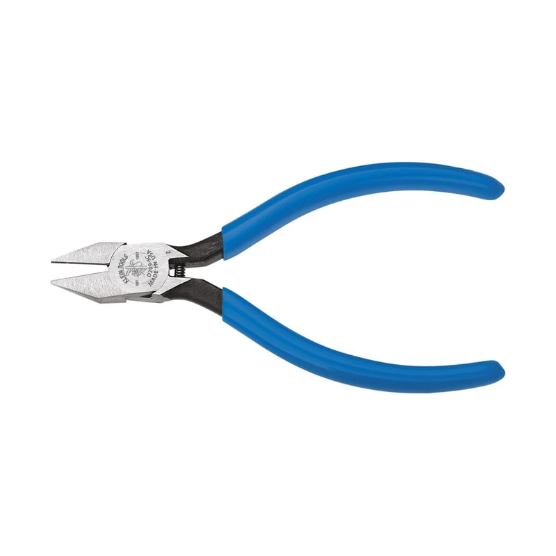 Klein Tools D209-4C Midget Pliers, Diagonal Cutting Electronics Pliers with Short Jaws and Induction Hardened Beveled Cutting Edges, 4-Inch