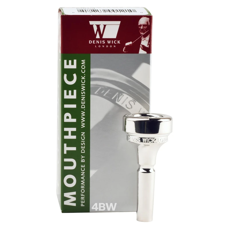 Denis Wick 5881-4BW Classic Bb Cornet Mouthpiece, Silver Plated