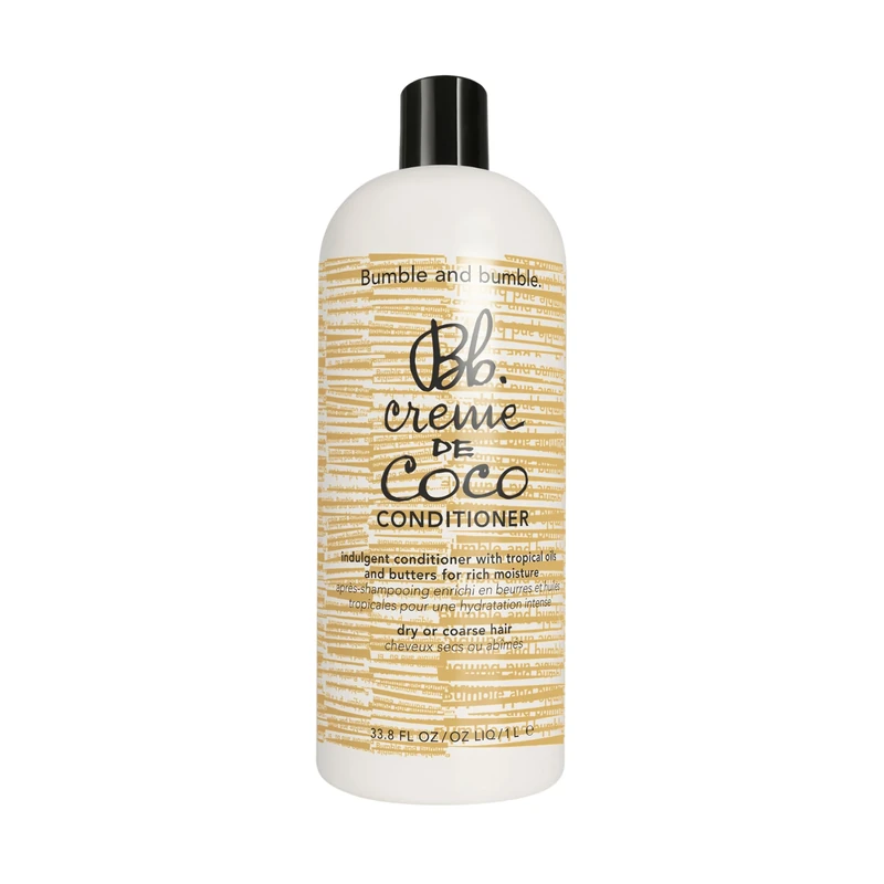 Bumble and bumble. Creme De Coco Coconut Conditioner | For Rich Moisture | Anti Frizz + Hydrating | Curly, Wavy, Straight, 1000 ml