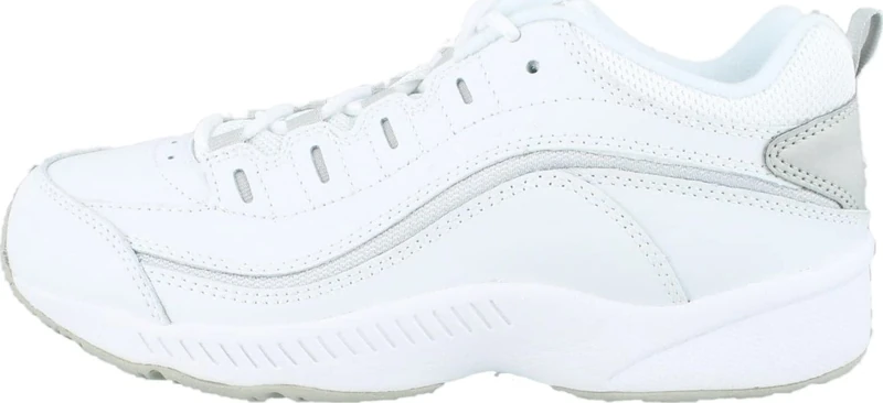 Easy Spirit Womens Romy Leather Walking Shoes, White 131, 3.5 UK