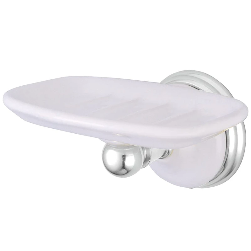 Kingston Brass BA1115C Victorian Soap Dish - Polished Chrome - Image 1