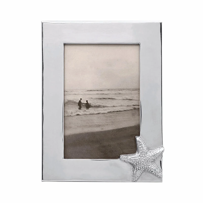 MARIPOSA 1213 Starfish Frame, Silver, 4" x 6"